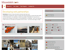 Tablet Screenshot of missedabit.com